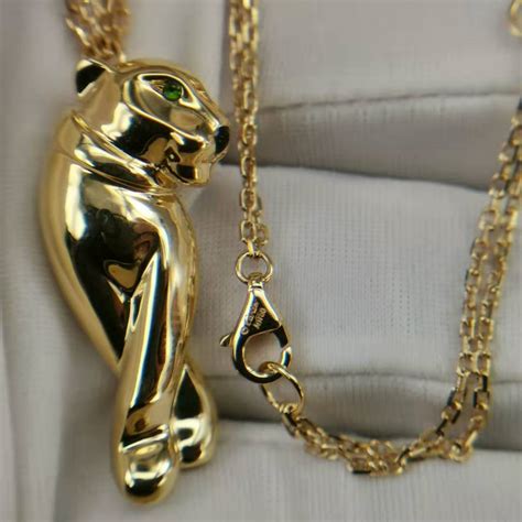 cartier panthere necklace replica free shipping|cartier panthere necklace price.